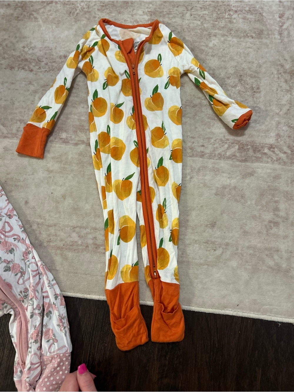 Southern Slumber Lemon Print Baby Onesie - White & Yellow